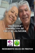 "delegada" Carmelita De Freitas Oliveira - Neiriberto Silva de Freitas
