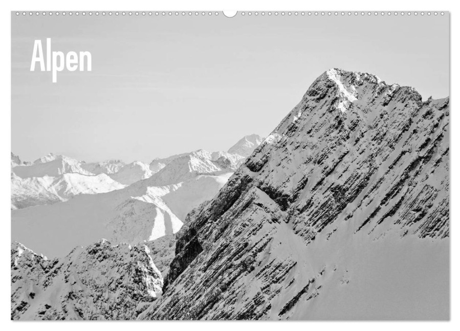 Alpen (Wandkalender 2027 DIN A2 quer), CALVENDO Monatskalender - Peter von Felbert