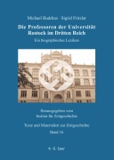 Cover-Bild zum Titel 'Die Professoren der Universität Rostock im Dritten Reich' von 'Sigrid Fritzlar, Michael Buddrus'