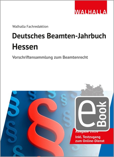 Deutsches Beamten-Jahrbuch Hessen 2026 - Walhalla Fachredaktion