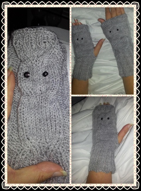 Strickanleitung Eulen Pulswärmer - Kerstin Münchehofe