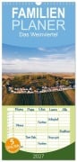 Cover-Bild zum Titel 'Familienplaner 2027 - Das Weinviertel im wunderschönen Niederösterreich. mit 5 Spalten (Wandkalender, 21 x 45 cm) CALVENDO' von 'Martin Dworschak'