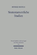 Cover-Bild zum Titel 'Neutestamentliche Studien' von 'Otfried Hofius'