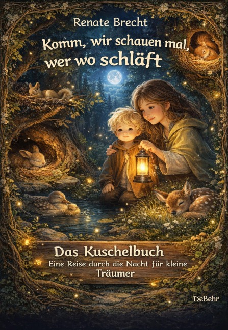 Komm, wir schauen mal, wer wo schläft - Das Kuschelbuch - Eine Reise durch die Nacht für kleine Träumer - Renate Brecht