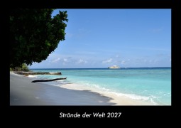 Cover-Bild zum Titel 'Strände der Welt 2027 Fotokalender DIN A3' von 'Tobias Becker'