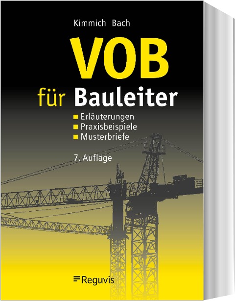 VOB für Bauleiter - Bernd Kimmich, Hendrik Bach