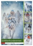 Cover-Bild zum Titel 'Schlittenhunderennen (Wandkalender 2026 DIN A2 hoch), CALVENDO Monatskalender' von 'Steffen Gierok-Latniak'