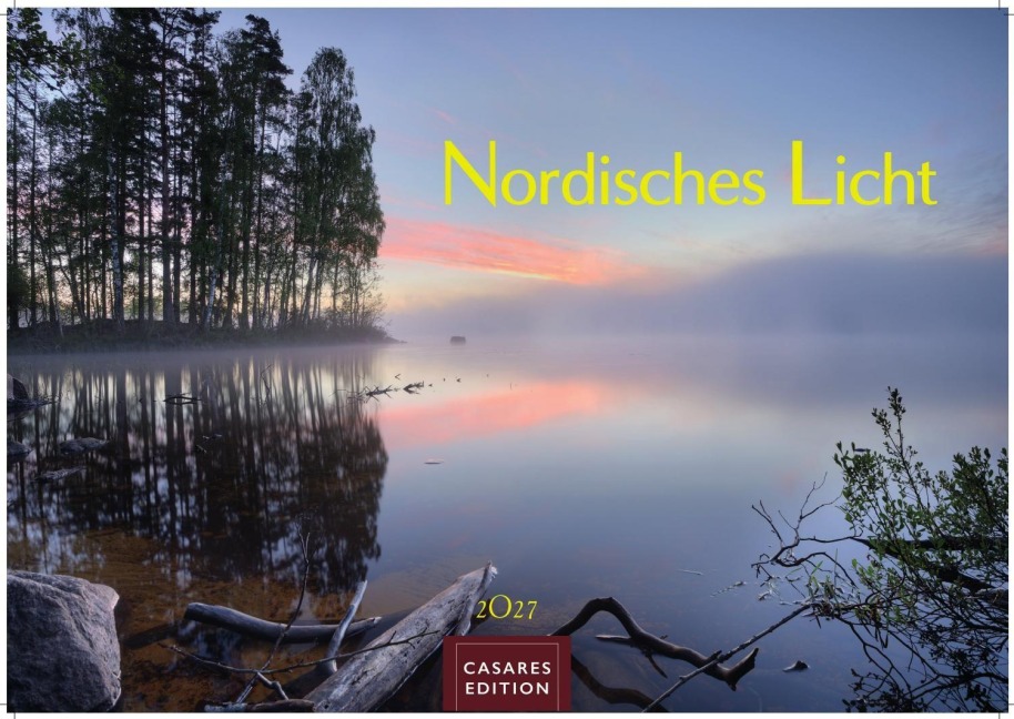 Nordisches Licht Kalender 2027 - Wandkalender | Fotokalender Naturkalender 24x35cm- mit 12 faszinierenden Fotografien von Landschaften im mildem, nordischen Licht - 