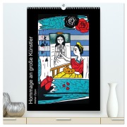 Hommage an große Künstler (hochwertiger Premium Wandkalender 2026 DIN A2 hoch), Kunstdruck in Hochglanz - Katja M. Zippo