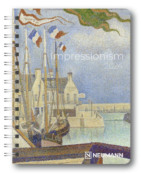 Impressionism 2024 - Diary - Buchkalender - Taschenkalender - Kunstkalender - 16,5x21,6 - 