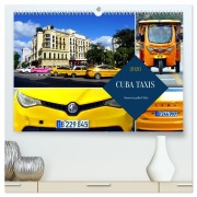 Cover-Bild zum Titel 'CUBA TAXIS - Havannas gelbe Flotte (hochwertiger Premium Wandkalender 2026 DIN A2 quer), Kunstdruck in Hochglanz' von 'Henning von Löwis of Menar'