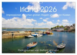 Cover-Bild zum Titel 'Irland 2026. Impressionen zwischen grünen Hügeln und blauen Küsten (Wandkalender 2026 DIN A2 quer), CALVENDO Monatskalender' von 'Steffani Lehmann'