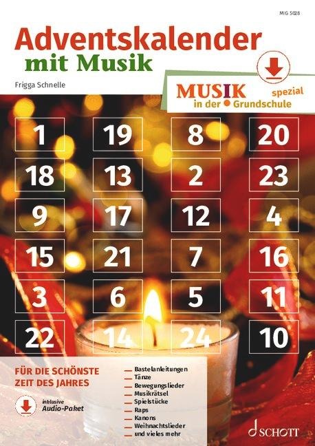 Adventskalender mit Musik - Frigga Schnelle
