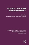 Cover-Bild zum Titel 'Sociology and Development' von 'Emanuel De Kadt, Gavin Williams'