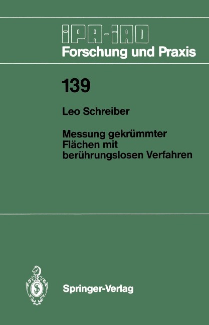Messung gekrümmter Flächen mit berührungslosen Verfahren - Leo Schreiber