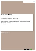 Cover-Bild zum Titel 'Datenschutz im Internet' von 'Katharina Mittler'