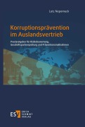 Cover-Bild zum Titel 'Korruptionsprävention im Auslandsvertrieb' von 'Lutz Nepomuck'