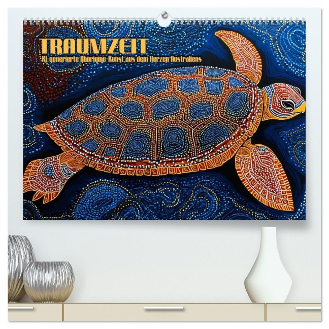 Traumzeit - KI-generierte Aborigine-Kunst aus dem Herzen Australiens (hochwertiger Premium Wandkalender 2026 DIN A2 quer), Kunstdruck in Hochglanz - Renate Utz Traumzeit - KI-generierte Aborigine-Kunst aus dem Herzen Australiens (hochwertiger Premium Wandkalender 2026 DIN A2 quer), Kunstdruck in Hochglanz - Renate Utz
