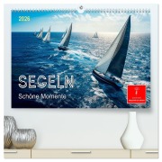 Cover-Bild zum Titel 'Segeln - schöne Momente (hochwertiger Premium Wandkalender 2026 DIN A2 quer), Kunstdruck in Hochglanz' von 'Peter Roder'