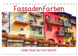 Cover-Bild zum Titel 'Fassadenfarben, jedes Haus hat sein Gesicht. (Tischkalender 2026 DIN A5 quer), CALVENDO Monatskalender' von 'Klaus Scholz'