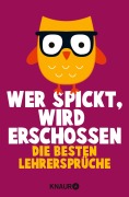 Cover-Bild zum Titel 'Wer spickt, wird erschossen' von ''