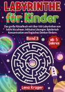Cover-Bild zum Titel 'Labyrinthe für Kinder ab 5 Jahren - Band 3' von 'Lena Krüger'
