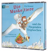 Cover-Bild zum Titel 'Die Muskeltiere und die Fliegenden Teigtaschen' von 'Ute Krause'