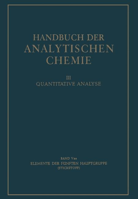 Elemente der fünften Hauptgruppe - Wolfgang Leithe