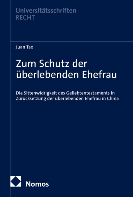 Zum Schutz der überlebenden Ehefrau - Juan Tao