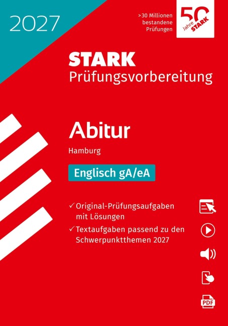 STARK Englisch - Abitur 2027 Hamburg - Prüfungsvorbereitung - 