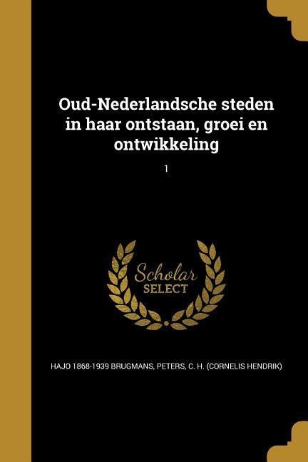 Oud-Nederlandsche steden in haar ontstaan, groei en ontwikkeling; 1 - Hajo Brugmans