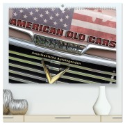 Cover-Bild zum Titel 'American Old Cars - Amerikanische Autolegenden (hochwertiger Premium Wandkalender 2026 DIN A2 quer), Kunstdruck in Hochglanz' von 'Doris Metternich'