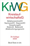 Cover-Bild zum Titel 'Kreislaufwirtschaftsgesetz. KrWG' von 'Martin Beckmann'