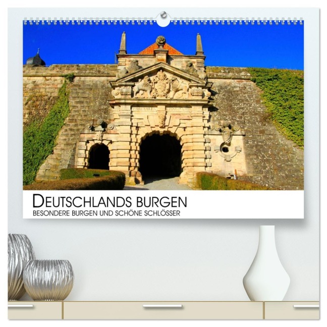 Deutschlands Burgen - besondere Burgen und schöne Schlösser (hochwertiger Premium Wandkalender 2026 DIN A2 quer), Kunstdruck in Hochglanz - Darius Lenz