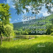 Cover-Bild zum Titel 'Beten heißt Mitfühlen und Verantwortung zu tragen' von 'Gabriele'