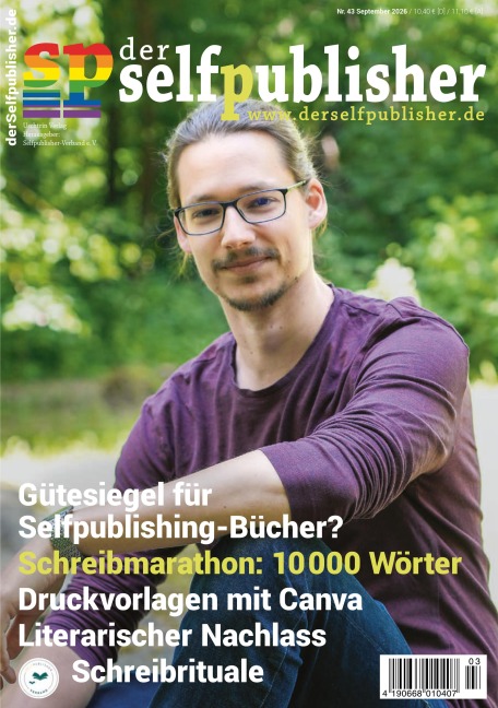 der selfpublisher 3-2026, Heft 43, September 2026 - Luise Eggers, Martina Henn-Sax, Insa Segebade, Christina Loböck, Kerstin Hämke