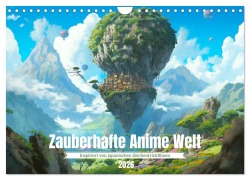 Cover-Bild zum Titel 'Zauberhafte Anime Welt (Wandkalender 2026 DIN A4 quer), CALVENDO Monatskalender' von 'Kerstin Waurick'