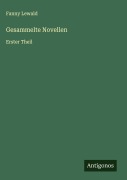 Cover-Bild zum Titel 'Gesammelte Novellen' von 'Fanny Lewald'