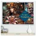 Floraler Steampunk (hochwertiger Premium Wandkalender 2025 DIN A2 quer), Kunstdruck in Hochglanz - Cathrin Illgen