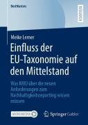 Cover-Bild zum Titel 'Einfluss der EU-Taxonomie auf den Mittelstand' von 'Meike Lerner'