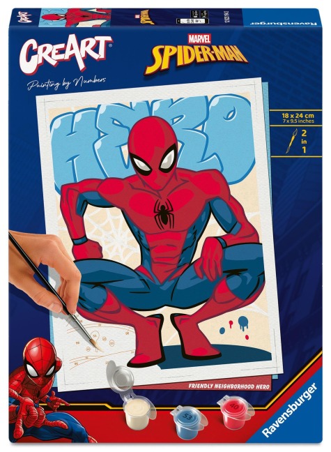 CreArt, Malen nach Zahlen Adults Trend Marvel Der ultimative Spider-Man - Held der Nachbarschaft - 