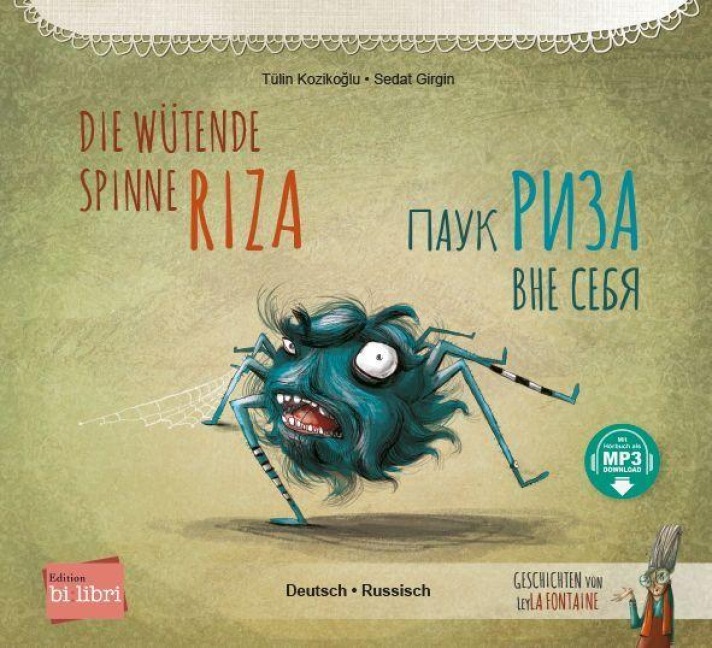 Die wütende Spinne Riza (Deutsch-Russisch) - Tülin Koziko¿lu