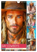 Cover-Bild zum Titel 'Gay Cowboys. Queerdos. Wild, schön und ungezähmt (Wandkalender 2026 DIN A4 hoch), CALVENDO Monatskalender' von 'Rose Hurley'