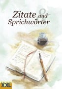 Zitate und Sprichwörter in Großschrift - 