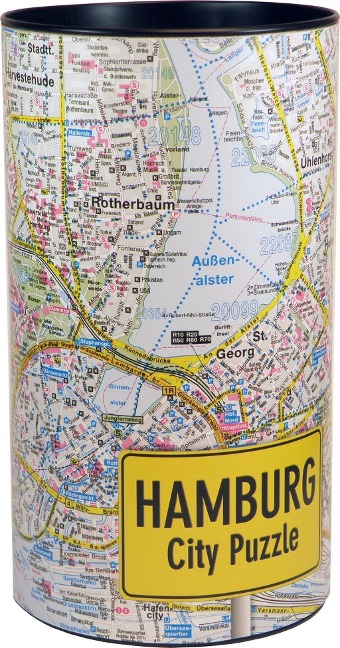 Hamburg City Puzzle 500 Teile, 48 x 36 cm - 