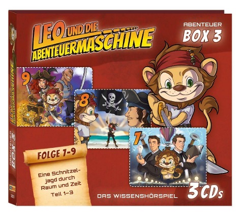 3er CD-Box:Folge 7-9 - Leo und die Abenteuermaschine