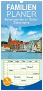 Cover-Bild zum Titel 'Familienplaner 2027 - Sehenswertes im Süden Dänemarks mit 5 Spalten (Wandkalender, 21 x 45 cm) CALVENDO' von 'Claudia Kleemann'