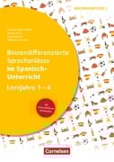 Cover-Bild zum Titel 'Binnendifferenzierte Sprechanlässe - Sprechkompetenz Sekundarstufe I - Lernjahre 1-4' von 'Marta García, Raquel López Catalán, Lena Schuett, Katharina Verrière'