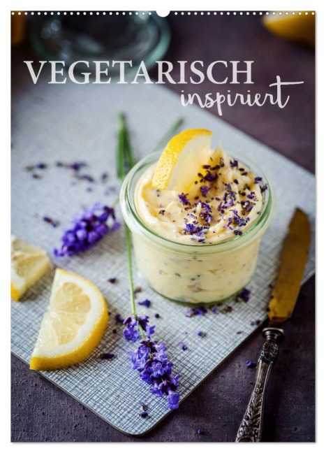 Vegetarisch inspiriert (Wandkalender 2026 DIN A2 hoch), CALVENDO Monatskalender - Heike Sieg
