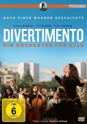 Cover-Bild zum Titel 'Divertimento - Ein Orchester für alle' von 'Clara Bourreau, Marie-Castille Mention-Schaar, Elise Luguern'